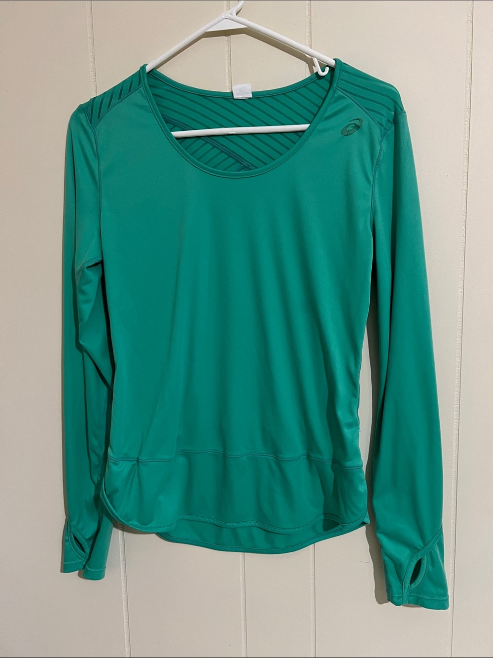 Asics Long-Sleeve Performance Tee in Green